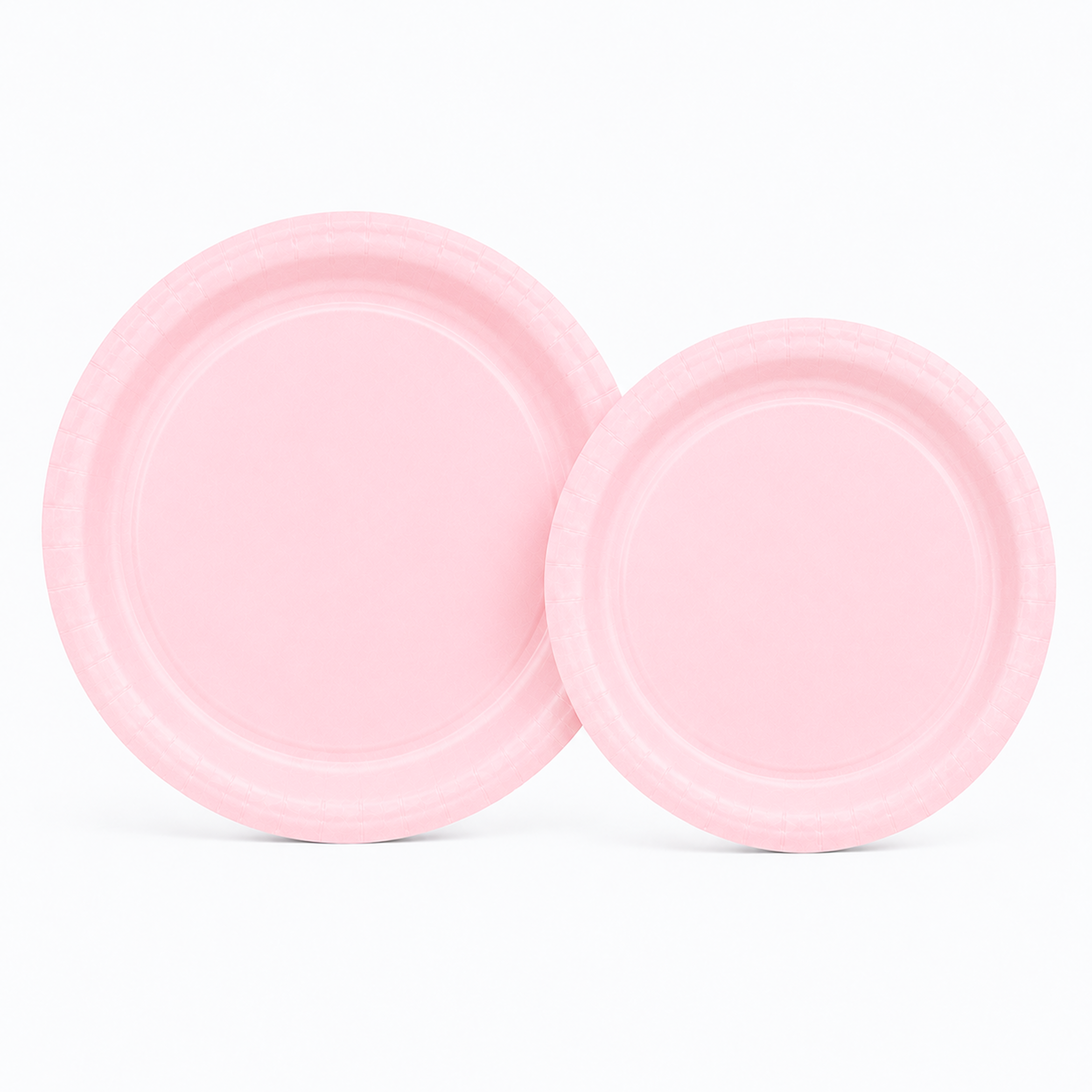 Hot Pink party plates - disposable paper plates for birthday & party decor