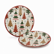 PARTTYHUB Christmas Forest Party Dinner Plates – Pack of 8