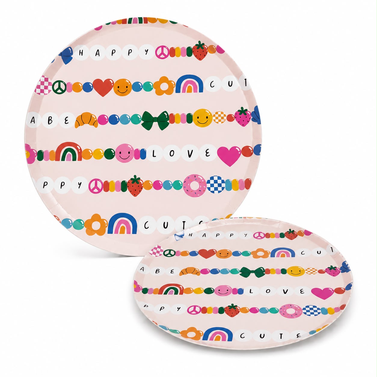 Parttyhub birthday bracelet dinner plates | BBR | Pack 8