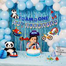 PARTTYHUB I AM ONE' FIRST BIRTHDAY BLUE DECOR KIT | IAO | PACK 1