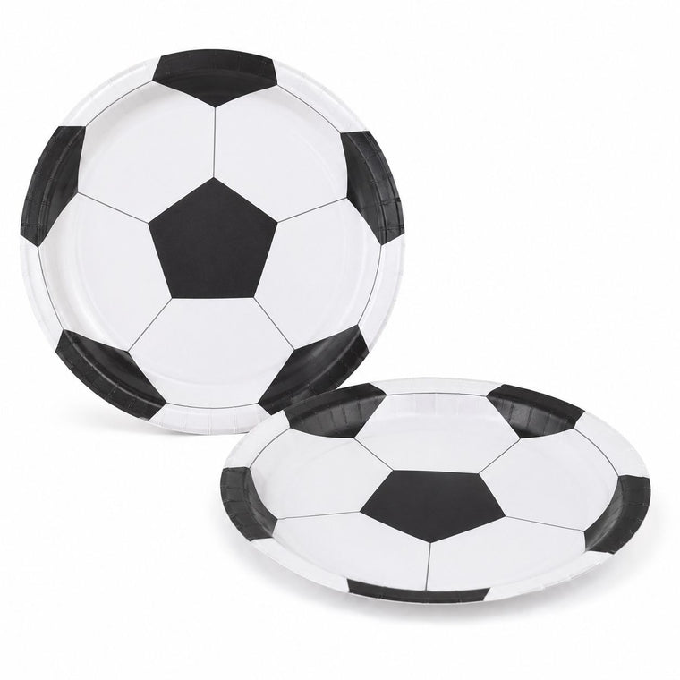 Parttyhub soccer dessert plates | SOC | Pack 8