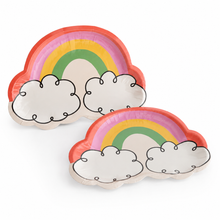 Parttyhub rainbow cloud-shaped dessert plate | RCS | Pack 8