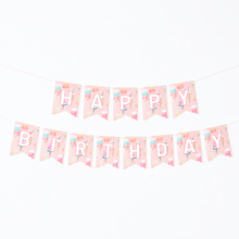 Parttyhub ice cream pink birthday banner | ICR | Pack 1