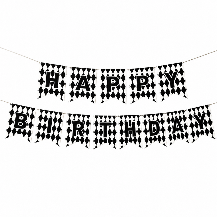 Parttyhub racecar track birthday banner | RC | Pack 1