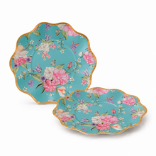 Parttyhub tropical floral dessert plates | TF | Pack 8