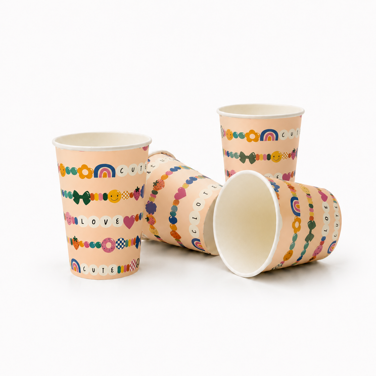 Parttyhub birthday bracelet party cups | BBR | Pack 8