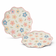 Parttyhub pastel floral dinner plates | PFLW | Pack 8