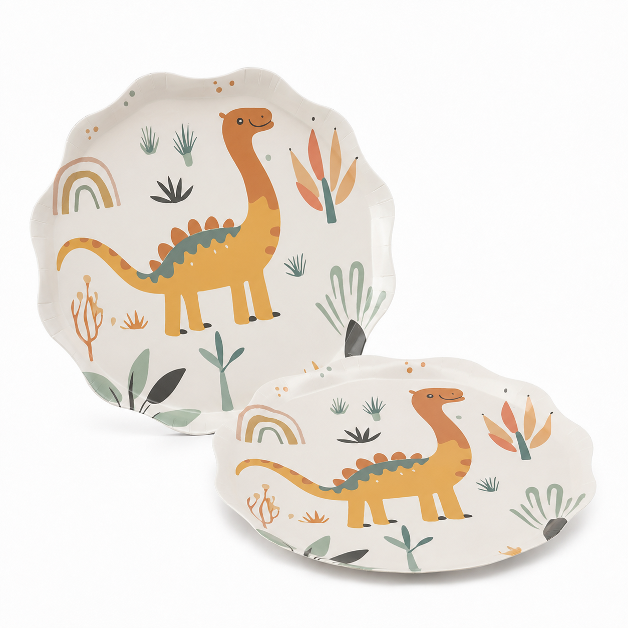 Parttyhub dinosaurs theme party dinner plates | DTP | Pack 8