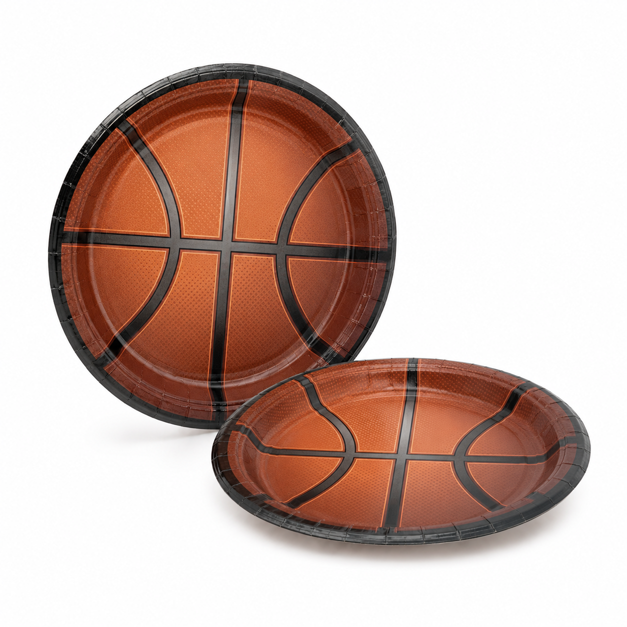 Parttyhub basketball dessert plates | BKB | Pack 8