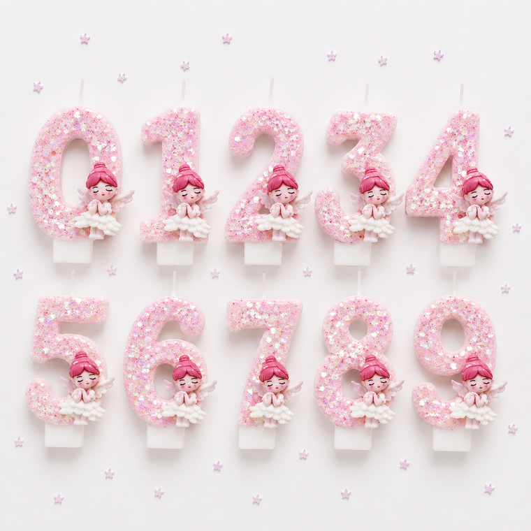 Parttyhub Cute Little Angel Candles | CLA | Pack 1