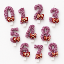 Parttyhub Cute Bows Red Candles | CBRD | Pack 1