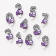 Parttyhub Hello Kitty Sanrio Purple Candles | KTY | Pack 1