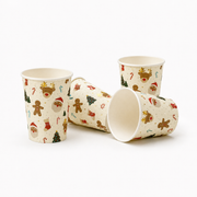 PARTTYHUB Christmas Themed Party Cups – Pack of 8