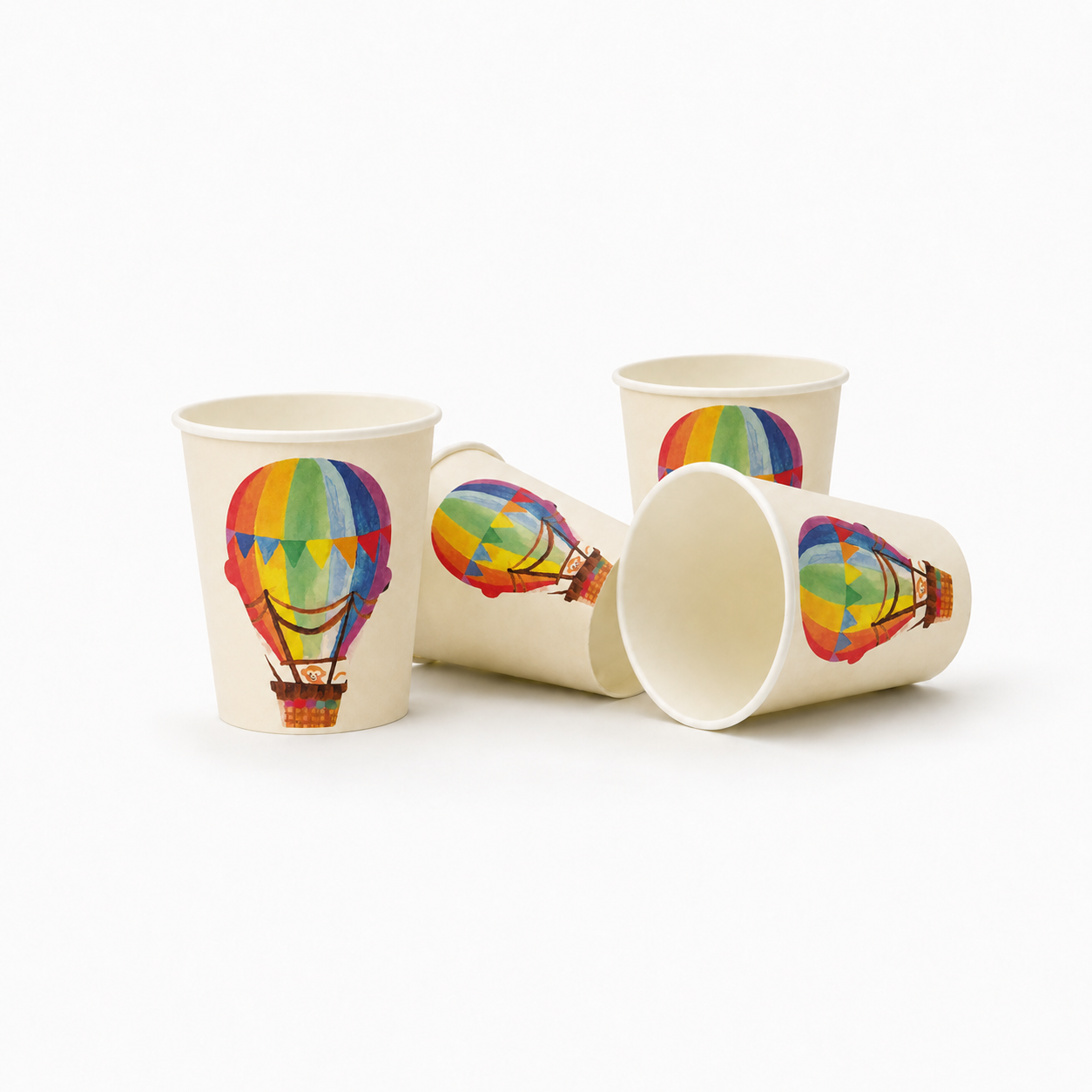 Parttyhub hot air balloon cups | HAB | Pack 8