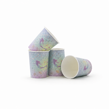 Parttyhub iridescent mermaid party cups | MRMID | Pack 8