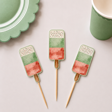 Parttyhub tropical candy cupcake toppers