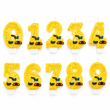 Parttyhub Yellow Excavator Truck Cartoon Candles | YETC | Pack 1