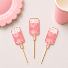 Parttyhub tropical litchi candy cupcake toppers
