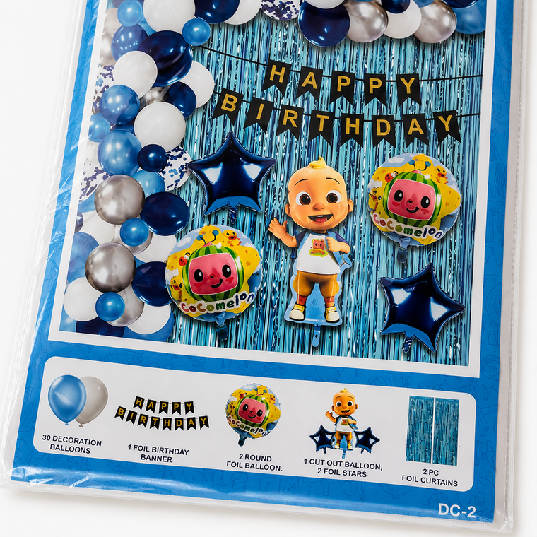 PARTTYHUB LITTLE BABY BOY BIRTHDAY DECOR KIT | LBB | PACK 1