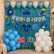PARTTYHUB BOY'S HALF BIRTHDAY BASH DECOR KIT | BOY | PACK 1