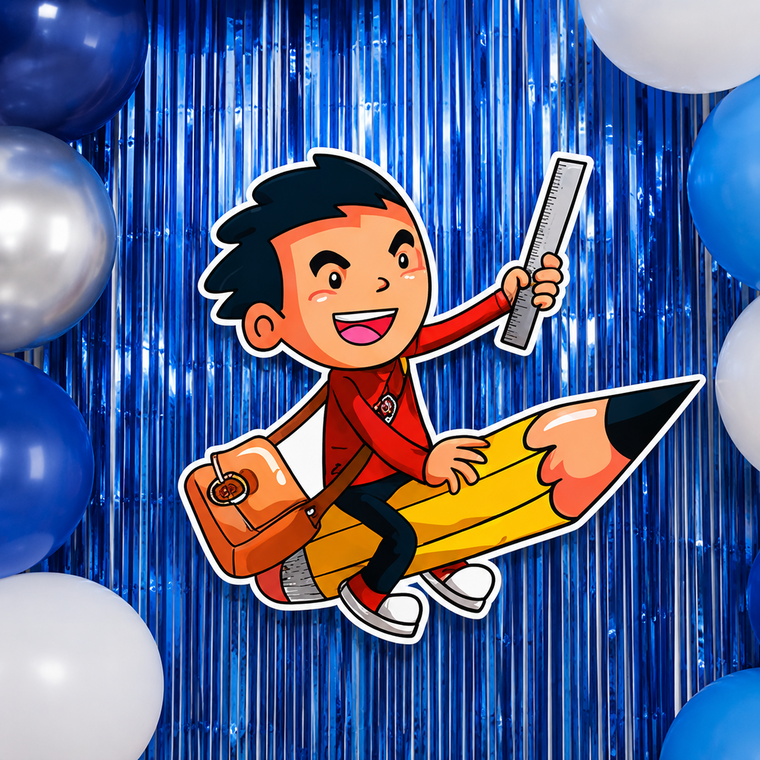 PARTTYHUB BIRTHDAY PARTY IN SCHOOL' DECOR KIT | SCH | PACK 1