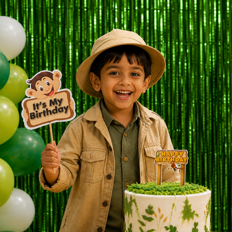 PARTTYHUB PARTY IN THE JUNGLE! BIRTHDAY DECOR KIT | JUG | PACK 1