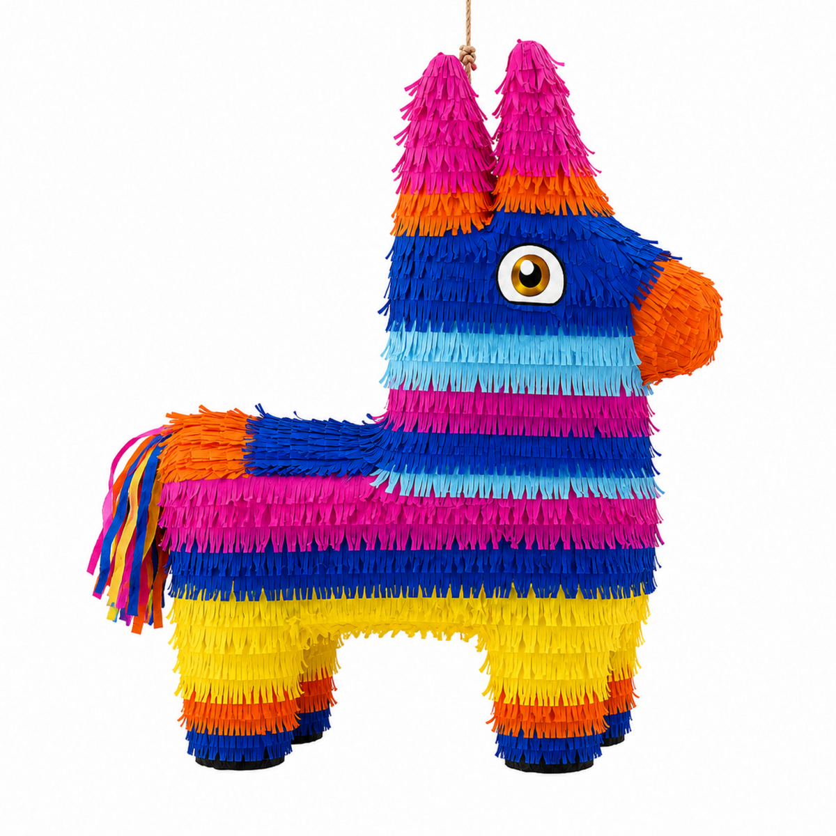 PARTTYHUB RAINBOW LLAMA PINATA WITH DARK BLUE ACCENT | RLM | PACK 1