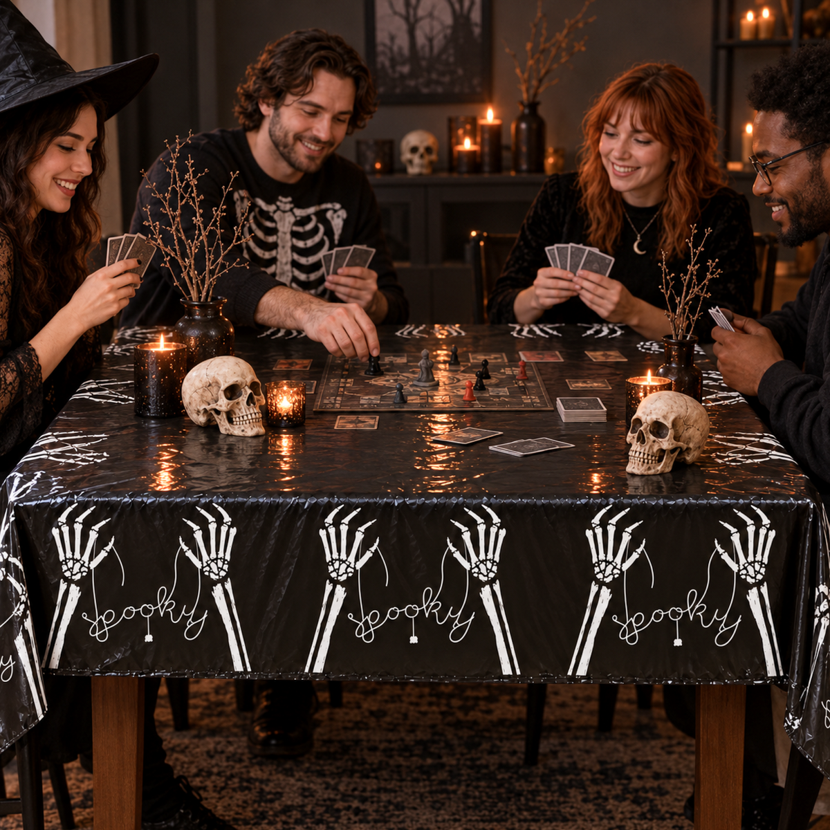 PARTTYHUB SPOOKY GRAVEYARD PARTY TABLECLOTH | SGP | PACK 1