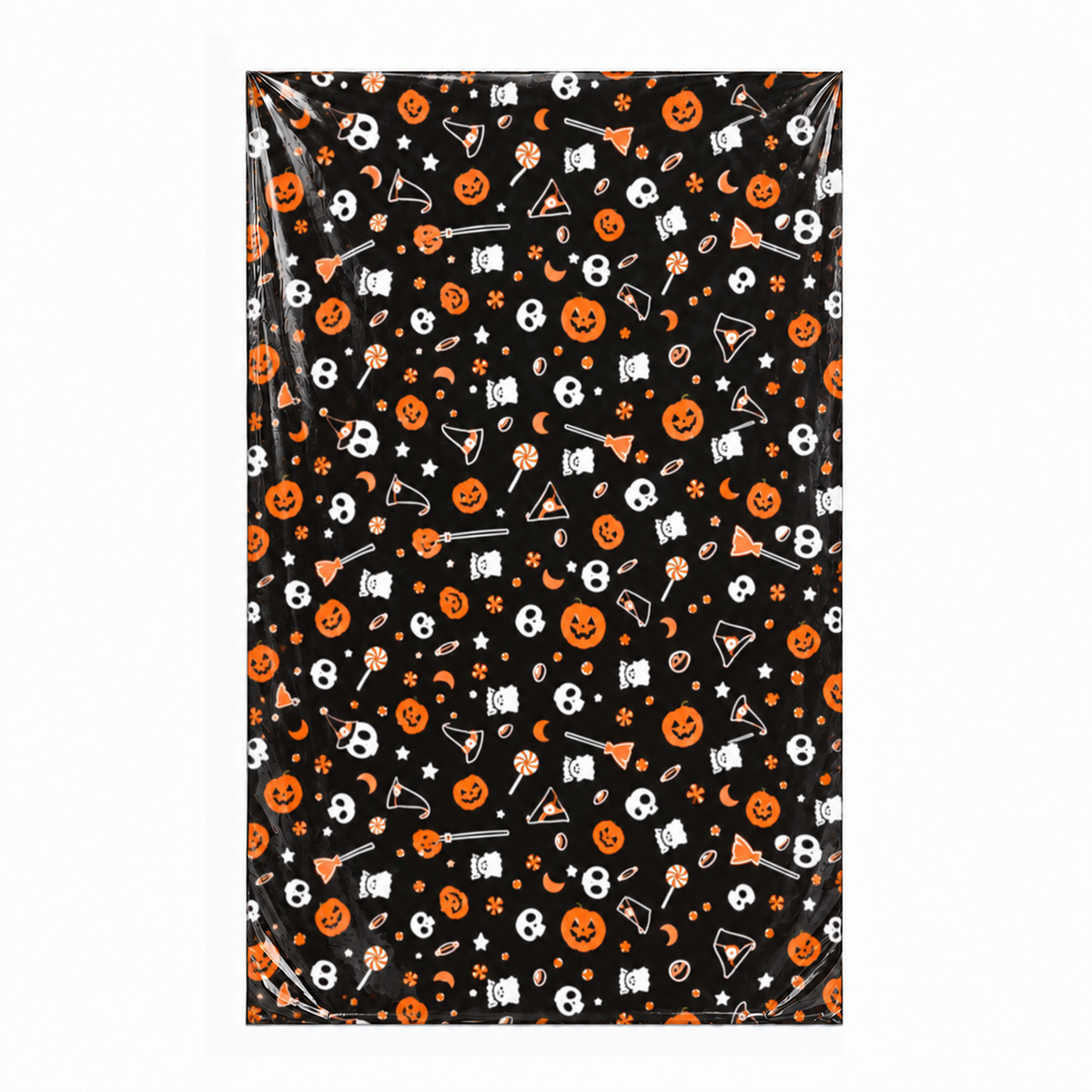 PARTTYHUB SKULLS & JACK'O LANTERNS HALLOWEEN TABLECLOTH | SJO | PACK 1