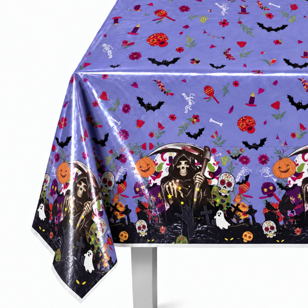 PARTTYHUB HAUNTED MOONLIGHT TABLECLOTH | HMO | PACK 1