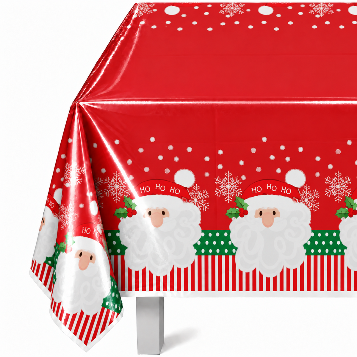 PARTTYHUB Magical Snowflake Christmas Party Tablecloth – Single
