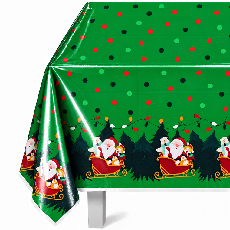 PARTTYHUB Merry Christmas Party Tablecloth – Single