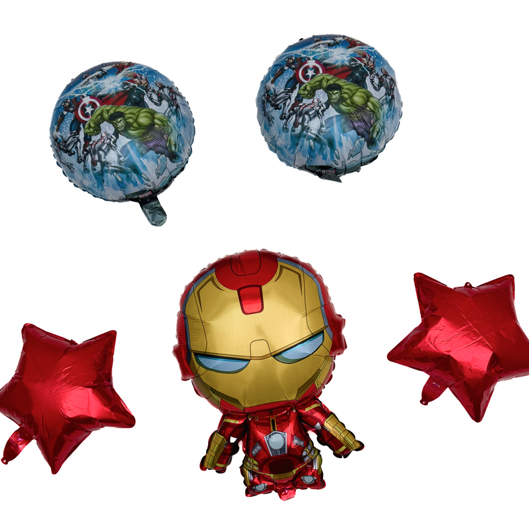 PARTTYHUB TONY STARK BIRTHDAY THEMED PARTY CELEBRATION KIT | TON | PACK 1