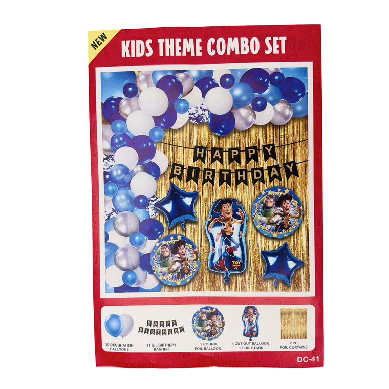 PARTTYHUB WOODY AND BUZZ LIGHTYEAR BIRTHDAY DECOR KIT | WBL | PACK 1