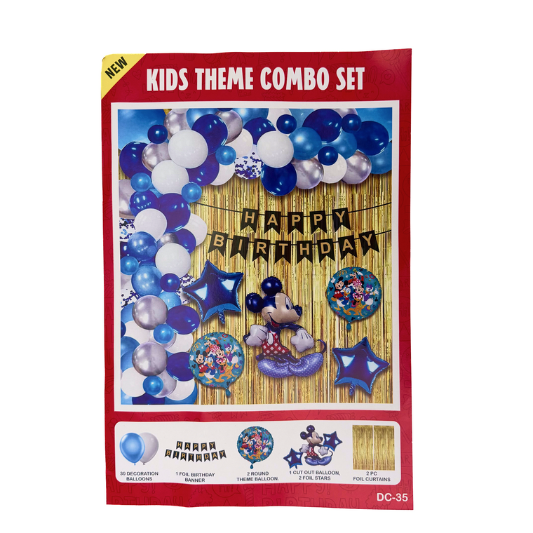 PARTTYHUB MICKEY MOUSE FUN BIRTHDAY PARTY DECOR KIT | MMF | PACK 1