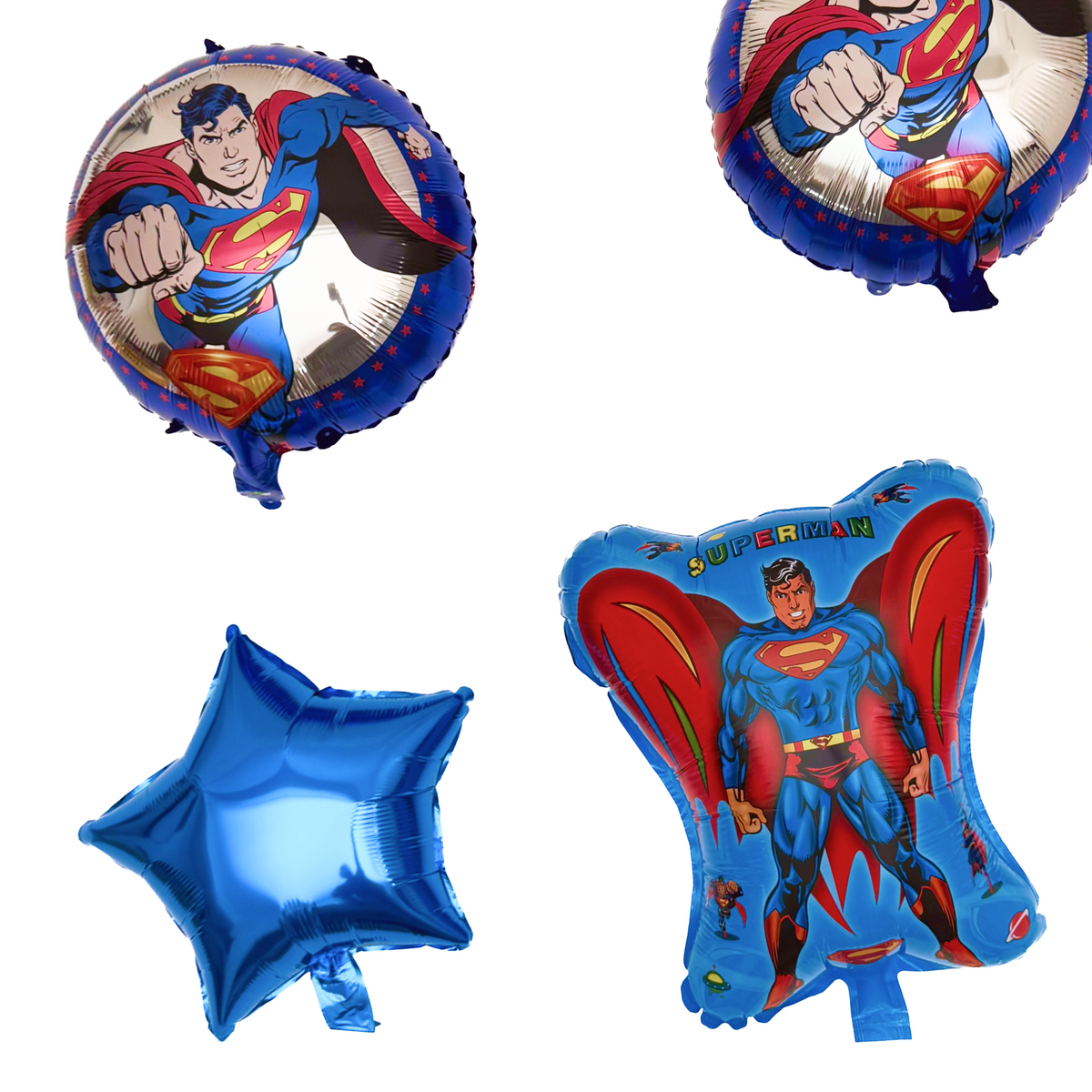 PARTTYHUB SUPERMAN THEMED BIRTHDAY PARTY DECOR KIT | SUP | PACK 1
