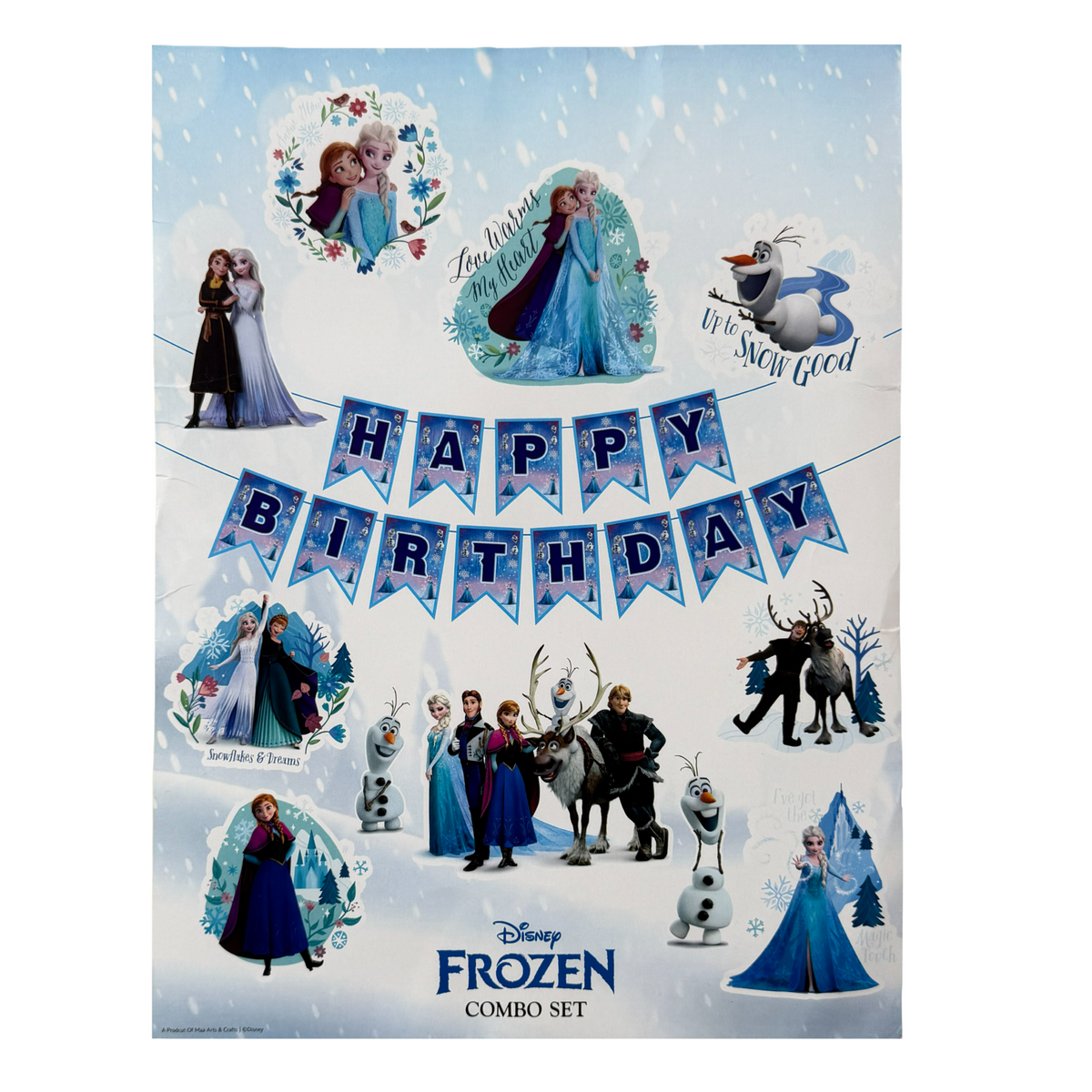 PARTTYHUB FROZEN PRINCESS BIRTHDAY CELEBRATION KIT | FPR | PACK 1 ...