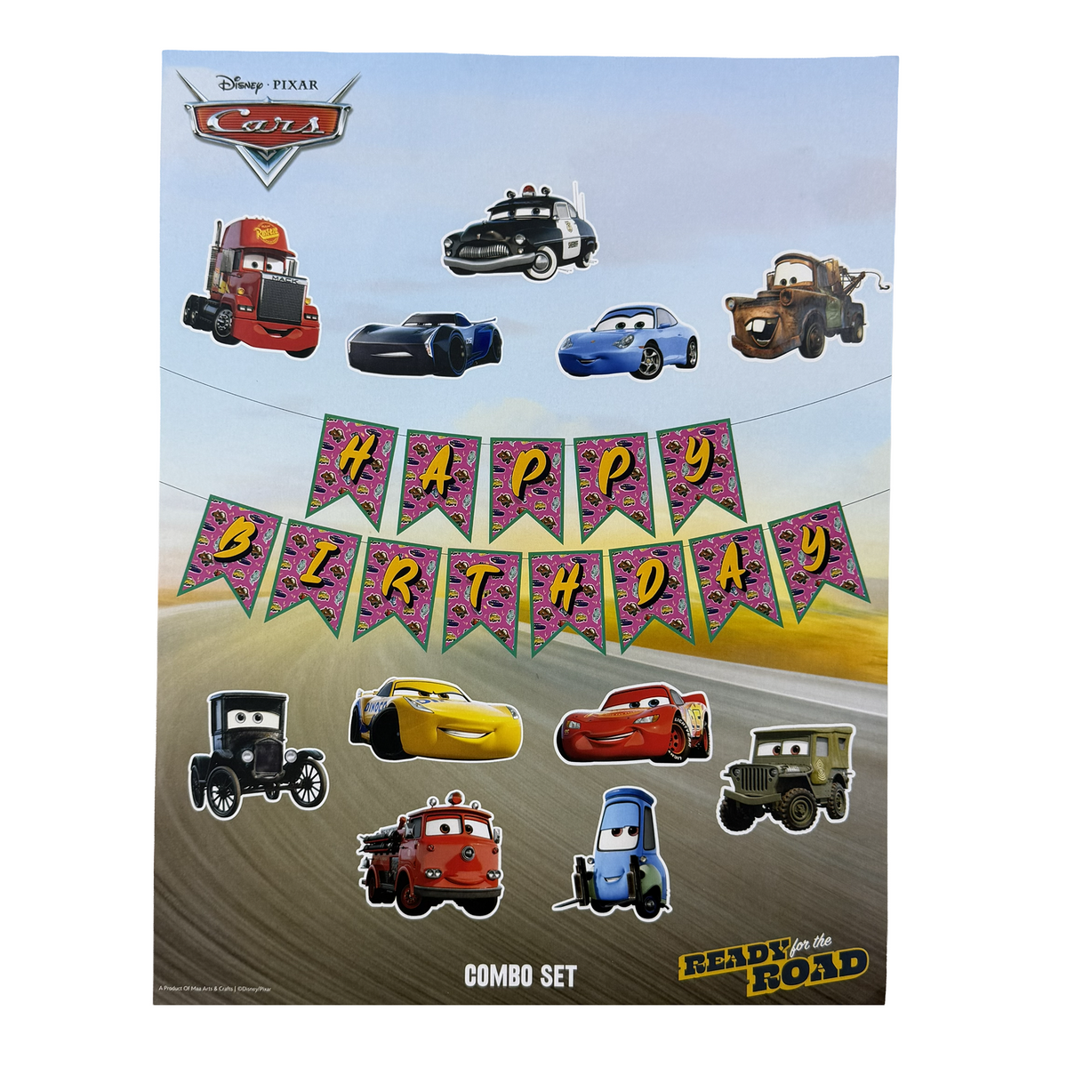 PARTTYHUB SUPER CARS BIRTHDAY CELEBRATION KIT | SCA | PACK 1