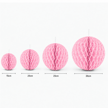 Parttyhub Honeycomb Hanging Balls - Pink | FEST | Pack 1