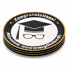 Parttyhub graduation dinner plates | GRAD | Pack 8