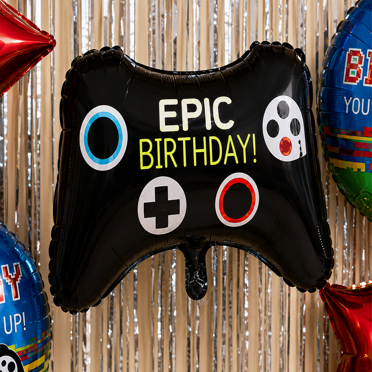 PARTTYHUB VIDEO GAME THEMED BIRTHDAY PARTY DECOR KIT | VGA | PACK 1