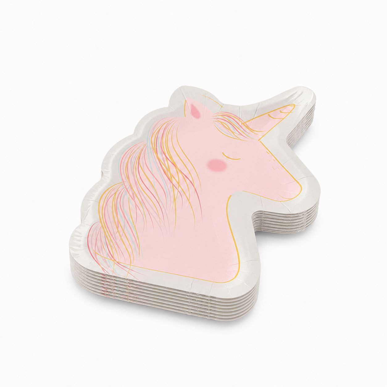 Parttyhub mystical unicorn dessert plates | UNI | Pack 8