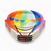 Parttyhub hot air balloon-shaped dessert plates | HAB | Pack 8