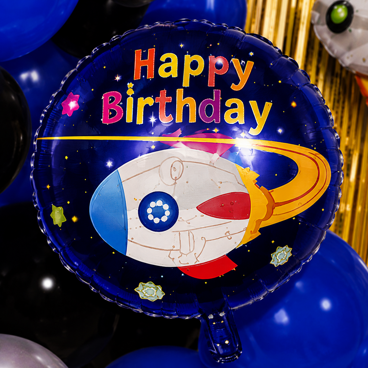 PARTTYHUB SPACE TRAVEL BIRTHDAY PARTY DECOR KIT | STR | PACK 1