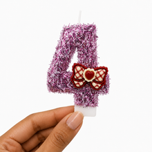 Parttyhub Cute Bows Red Candles | CBRD | Pack 1