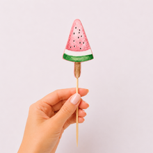 Parttyhub tropical watermelon cupcake toppers