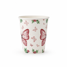 Parttyhub pink butterfly party cups | BFL | Pack 8