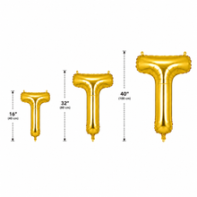 Parttyhub Foil Letters Birthday Balloons - Gold | BDAY | Pack 1