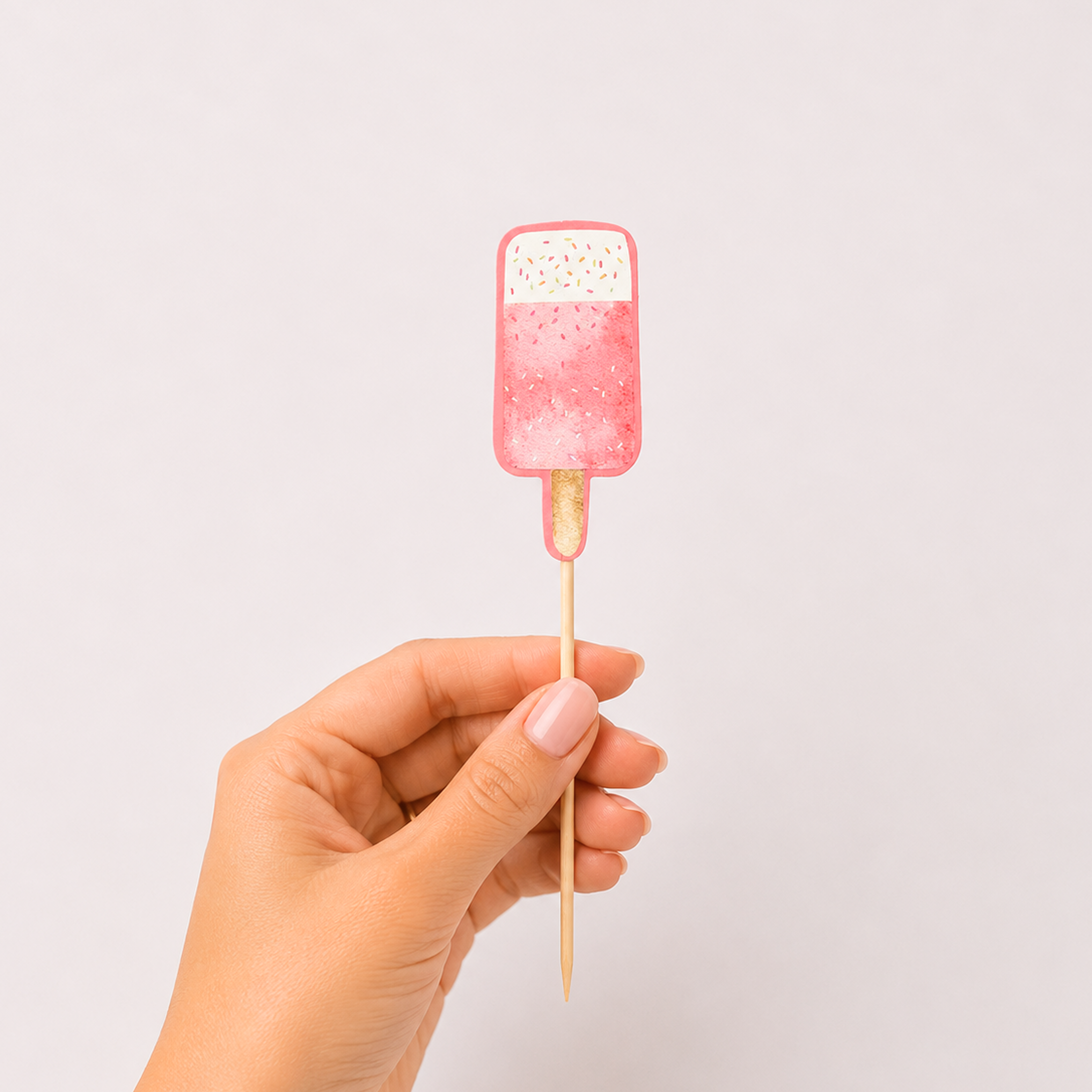 Parttyhub tropical litchi candy cupcake toppers