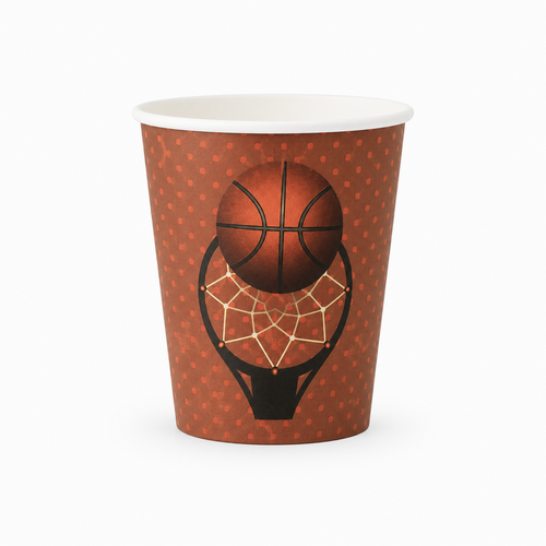 Parttyhub basketball party cups | BKB | Pack 8